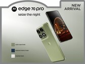摩托罗拉 Edge 70 Pro 拥有我们熟悉的设计。