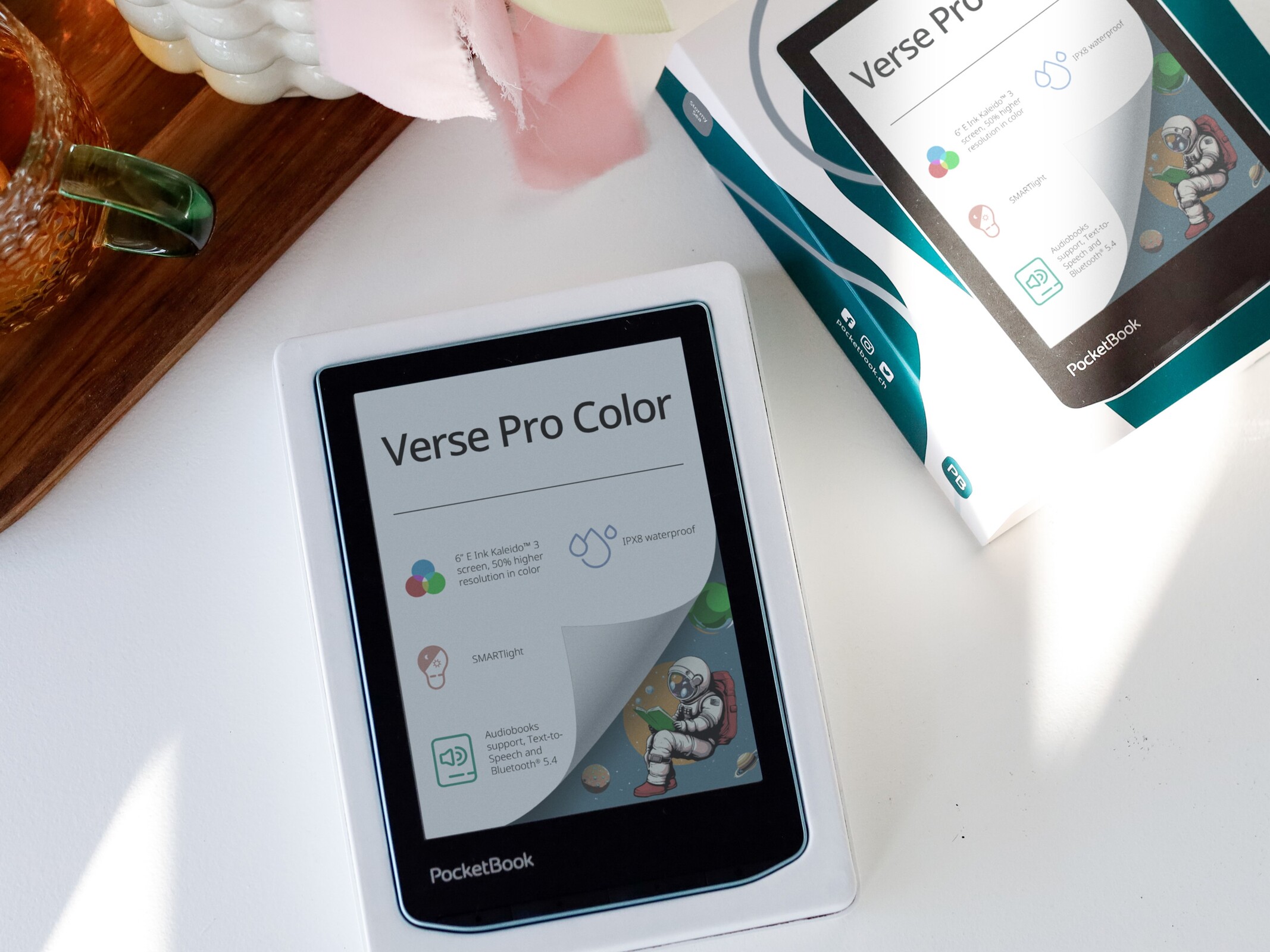 PocketBook Verse Pro Color：支持漫画、有声读物和亚马逊文件格式的