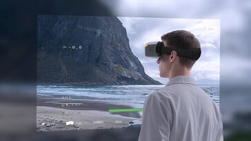 附带的护目镜可显示更多信息(图片来源:Caddxfpv)