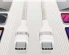 Anker USB-C 至 USB-C 电缆（240W，Upcycled-Braided）有两种长度。(图片来源：Anker）