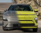 新款现代 Kona EV 在 2024 年迎来了全新的外观和大量的技术升级。(图片来源：现代汽车）