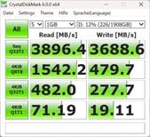TB 4 比较：Crystaldiskmark 6