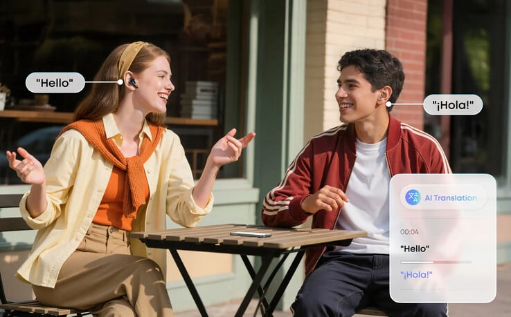 Anker 的 soundcore P31i 无线耳机拥有人工智能翻译工具。(图片来源：Anker）