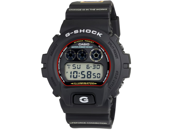 卡西欧 G-Shock x The Almeda Club 手表 DW6900RL-1AC。(图片来源:卡西欧)