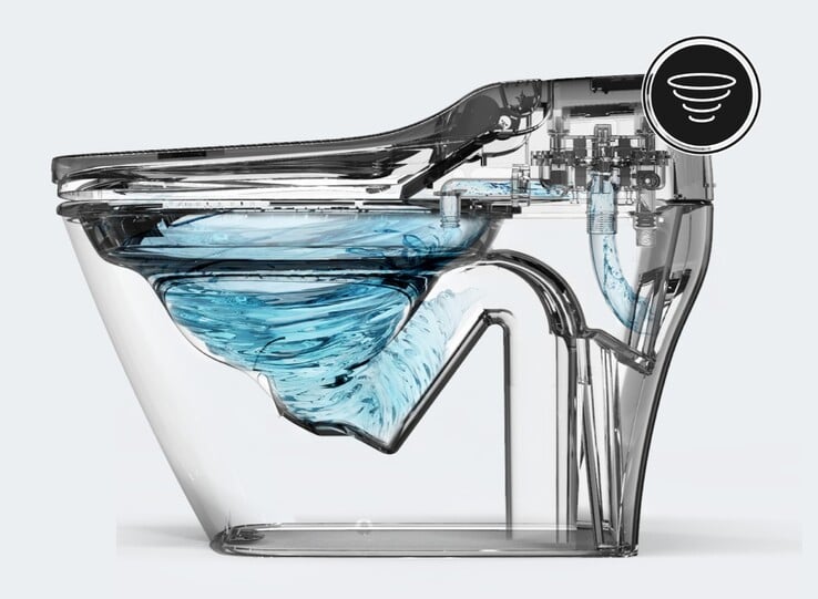 Vovo Neo 智能马桶可根据入座时间自动冲水。(图片来源:Vovo)