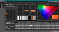 校准后的 ColorChecker