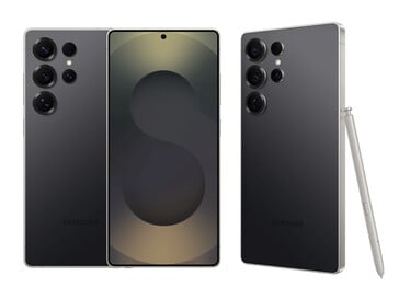 Galaxy S25 Ultra - 钛黑。(图片来源：三星）