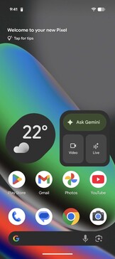 基于Android 16 的 Google Pixel UI:主屏幕