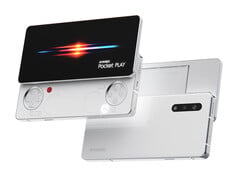 Pocket Play 的外观与索尼 Xperia Play 非常相似。图:游戏手机的正面和背面。(图片来源:Ayaneo)
