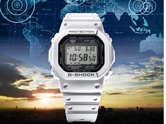 G-Shock GW-5000HS-7 采用醒目的白色。 图片来源:卡西欧