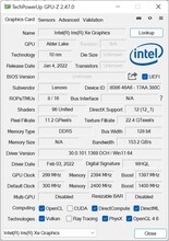 GPU-Z 英特尔