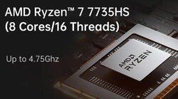 AMD Ryzen 7 7735HS（来源：Minisforum）