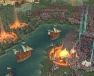 一张展示《Diplomacy is Not an Option》中军队和舰船的图片，该游戏目前正在 Steam 上发售。