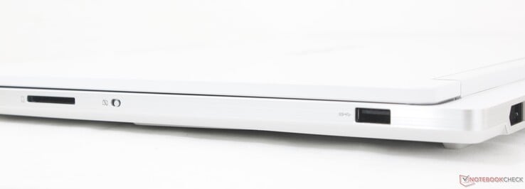 右侧SD 读卡器、电子摄像头开关、USB-A 3.2 Gen.