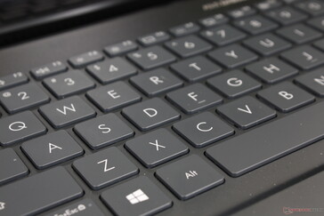 在Zenbook上打字与在Vivobook上打字的感觉没有什么不同