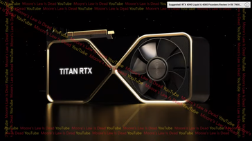 Nvidia Titan Ada渲染图（图片来自摩尔定律已死）。