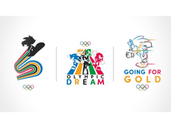 宣布刺猬索尼克与国际奥委会合作的海报(图片来源:国际奥委会)