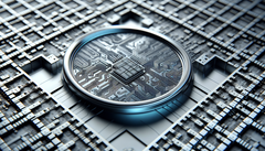 模拟硬件可以根据电压或电流调整半导体的电阻,从而并行处理人工智能计算。(图片来源:Dall-E 3 AI)