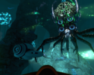 在《Subnautica》中面对利维坦很容易成为游戏中最棒的体验之一。图为游戏截图。(图片来源：Steam）