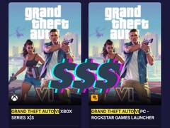 游戏机和 PC 版《GTA 6》在 Loaded storefront 上的列表（已编辑）。