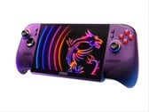 价格更实惠的 MSI Claw 8 EX 将采用“Luminous Blue”配色，而图中所示的 Arc G3 Extreme 版本则采用“Void Purple”配色。
