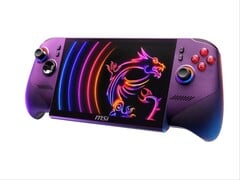 价格更实惠的 MSI Claw 8 EX 将采用“Luminous Blue”配色，而图中所示的 Arc G3 Extreme 版本则采用“Void Purple”配色。