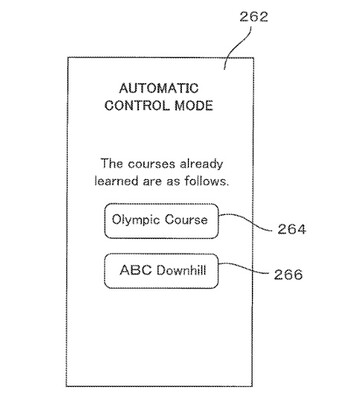 Shimano 的专利申请提供了拟议课程选择和训练功能的基本图示。(图片来源：美国专利商标局）