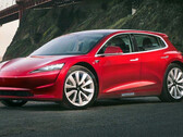 特斯拉 Model 2 的造型可能类似于紧凑型 Model Y(图片渲染:Autocar)
