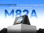 OneRugged M82A 强固型平板电脑配备 8 英寸全高清显示屏（图片来源：OneRugged）