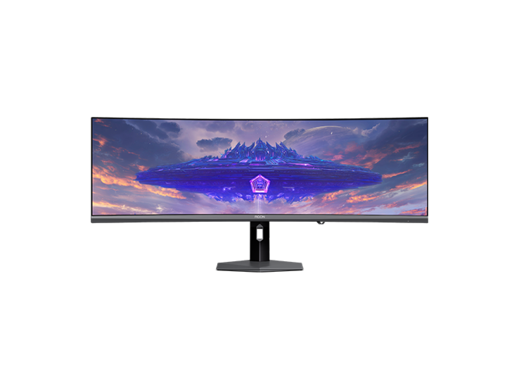 AOC Agon Pro AGP497UCZD 曲面游戏显示器正面视图