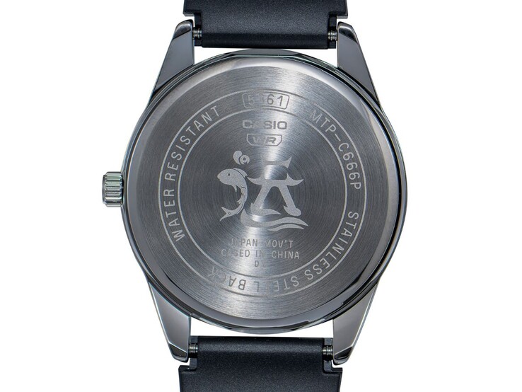 卡西欧新款 MTP-C666 手表采用雕刻表背