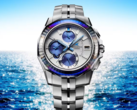 卡西欧 Oceanus Manta OCWS6000PB7A 手表（上图）将在美国发布。(图片来源：卡西欧）