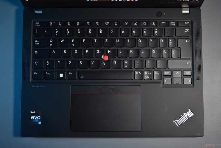ThinkPad X13 Gen 4：键盘区域