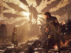 Lune 和 Gustave in Clair Obscur：第 33 次远征。(图片来源：Sandfall Interactive）