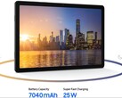 三星Galaxy Tab A11+ 5G 配备 7040 毫安时电池（图片来源：三星）
