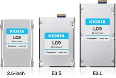 Kioxia 推出面向人工智能规模工作负载的 245 TB LC9 企业级固态硬盘(图片来源:Kioxia)