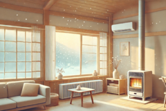 温暖隔热的住宅不仅能降低心血管疾病风险,还能支持更广泛的健康目标。(图片来源:Dall-E)