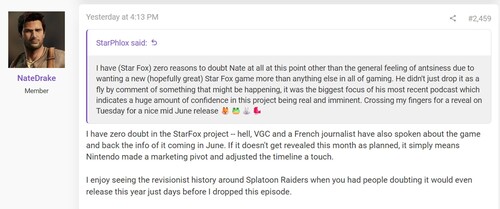 NateTheHate 关于《星际火狐 Switch 2》发布日期的最新消息