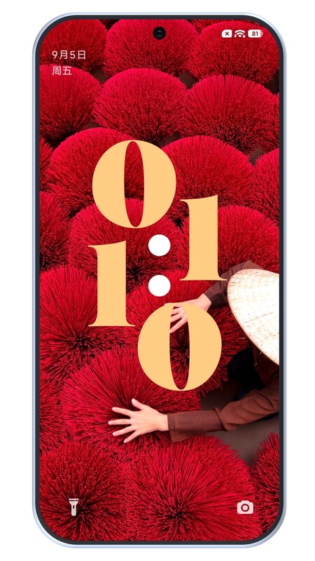 小米 16 正面设计效果图（图片来源：Ice Universe）