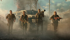 扎克-埃夫隆和他的团队在《战地 6》真人版预告片中(图片来源:战地 YT)