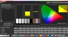 CalMAN ColorChecker（已校准）。