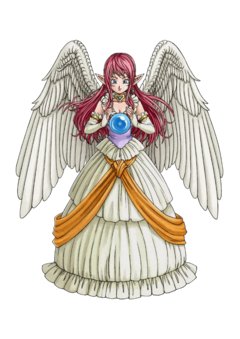 勇者斗恶龙》第二和第三部中的角色 Rubiss(如图)将在即将推出的原版重制版中登场。(图片来源:Square Enix)