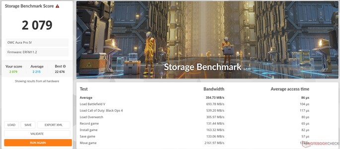 3DMark 存储得分