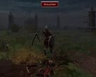 我们在 Diablo II: Resurrected VR 中面对一具骷髅