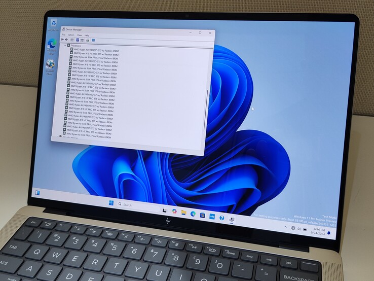 配备 AMD Ryzen AI Pro 9 HX 375 的惠普 EliteBook X G1a（图片来源：Benjamin Herzig）