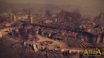 一张展示《Total War: Attila》中城市的图片。