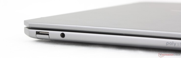 左：USB-A（10 Gbps），3.5 毫米耳机