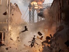 战地 6》曝光预告片展示环境破坏。(图片来源：YouTube 上的战地）