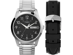 Timex Main Street Round TWG027900JQ 具备 30 米(3 巴)防水性能