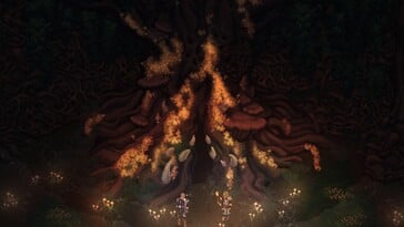 一张展示 Drova - Forsaken Kin 中环境的图片。
